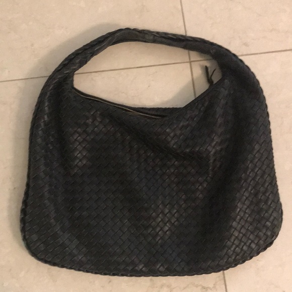 Bottega Veneta Handbags - Authentic Napa black leather bottega hobo